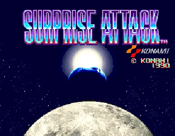 Surprise Attack (Japan ver. M) screen shot title